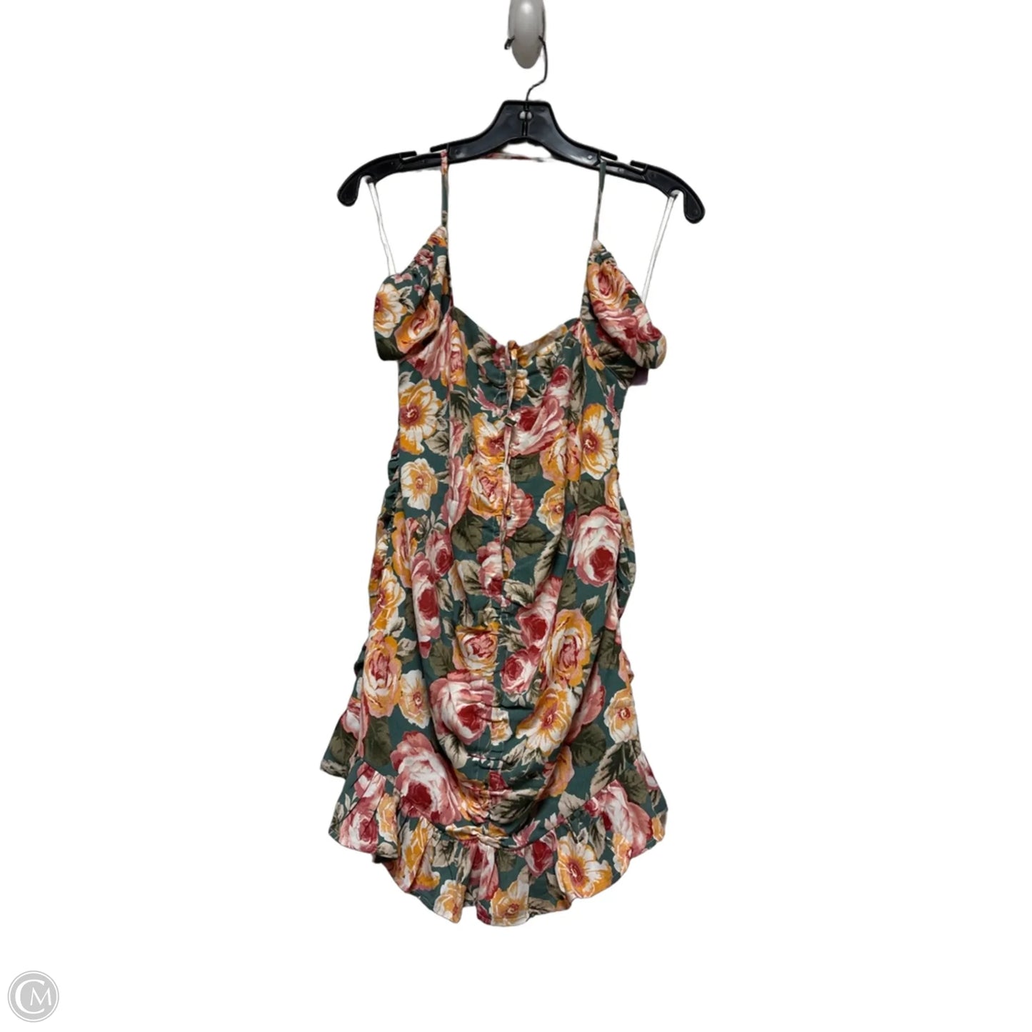 Dress Casual Short By Hello Molly In Floral Print, Size: S