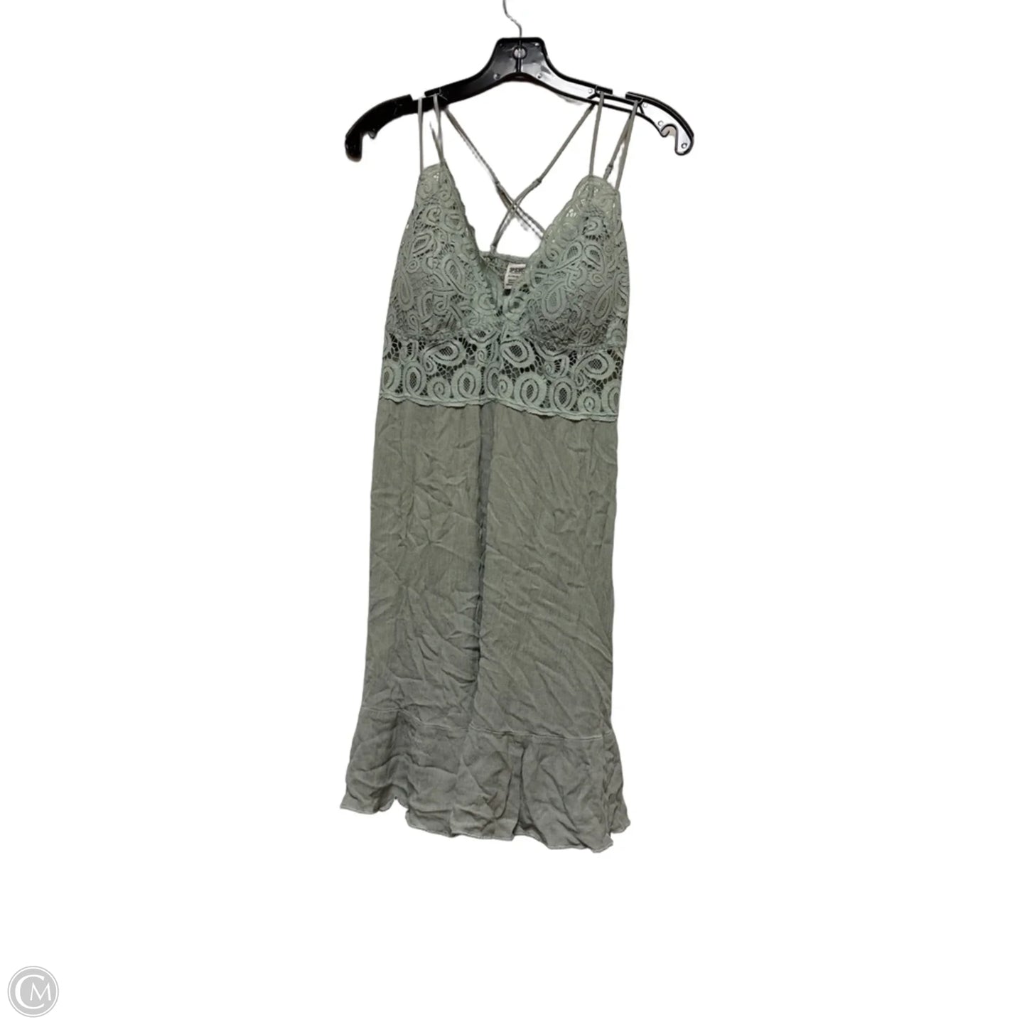 Dress Casual Short By Pink In Green, Size: Xl