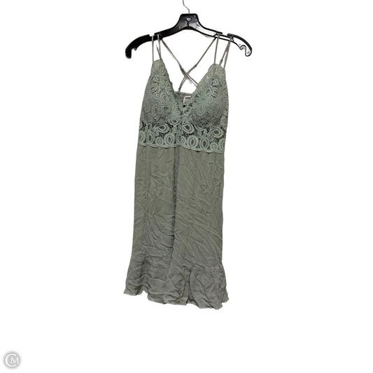 Dress Casual Short By Pink In Green, Size: Xl