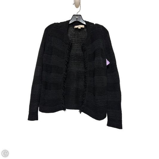 Sweater Cardigan By Loft In Black, Size: Mp