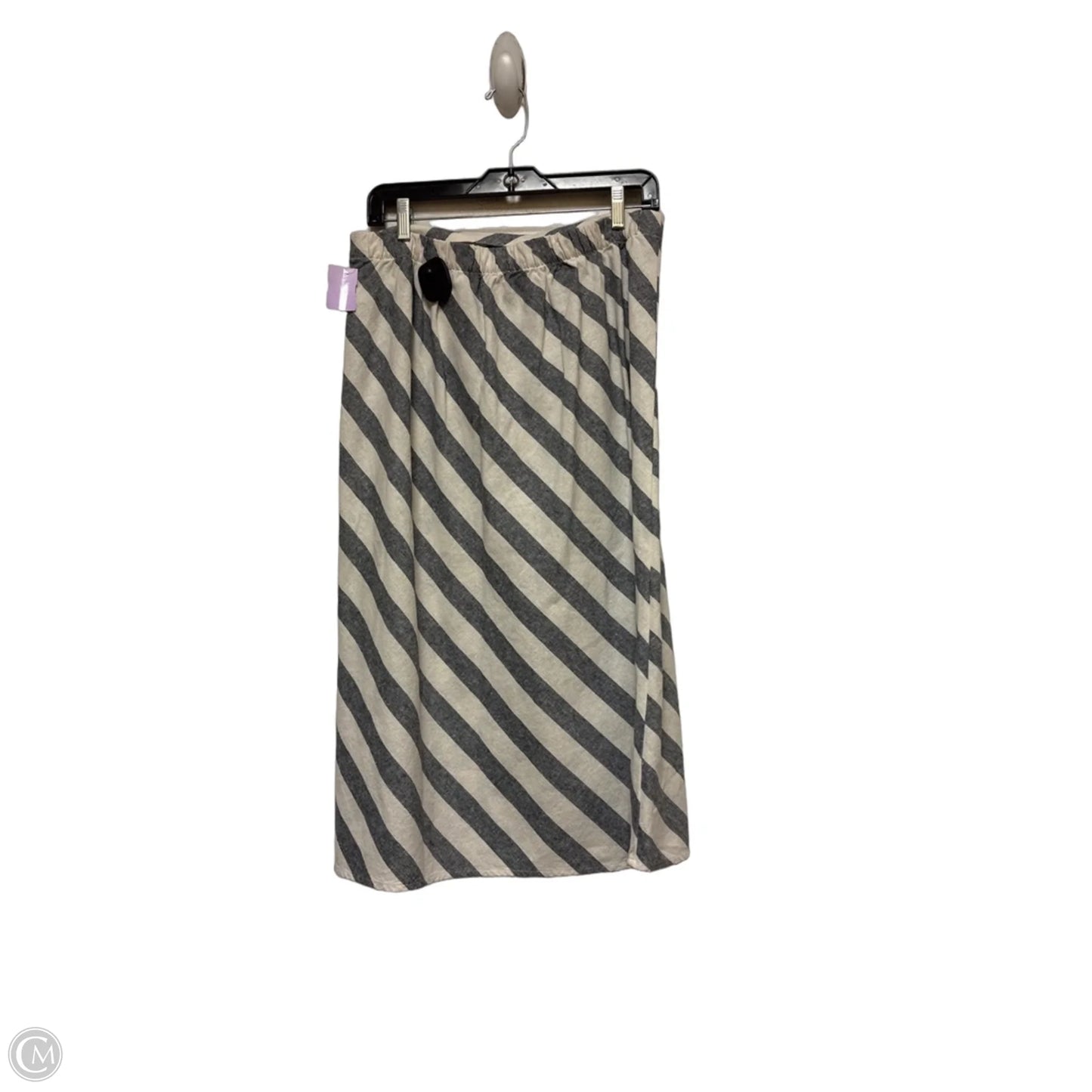 Skirt Midi By J. Crew In Striped Pattern, Size: 8