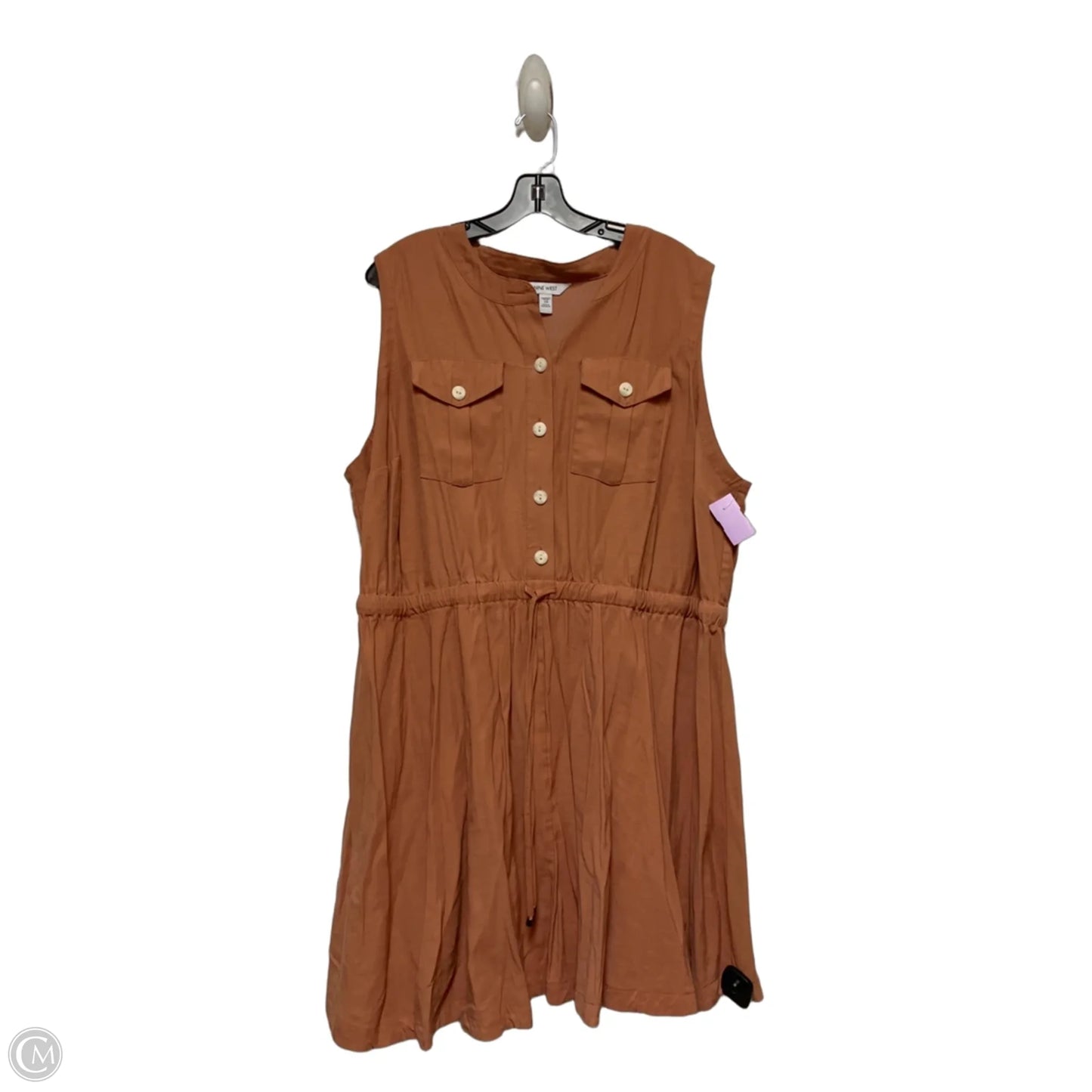 Dress Casual Short By Nine West In Tan, Size: 2x