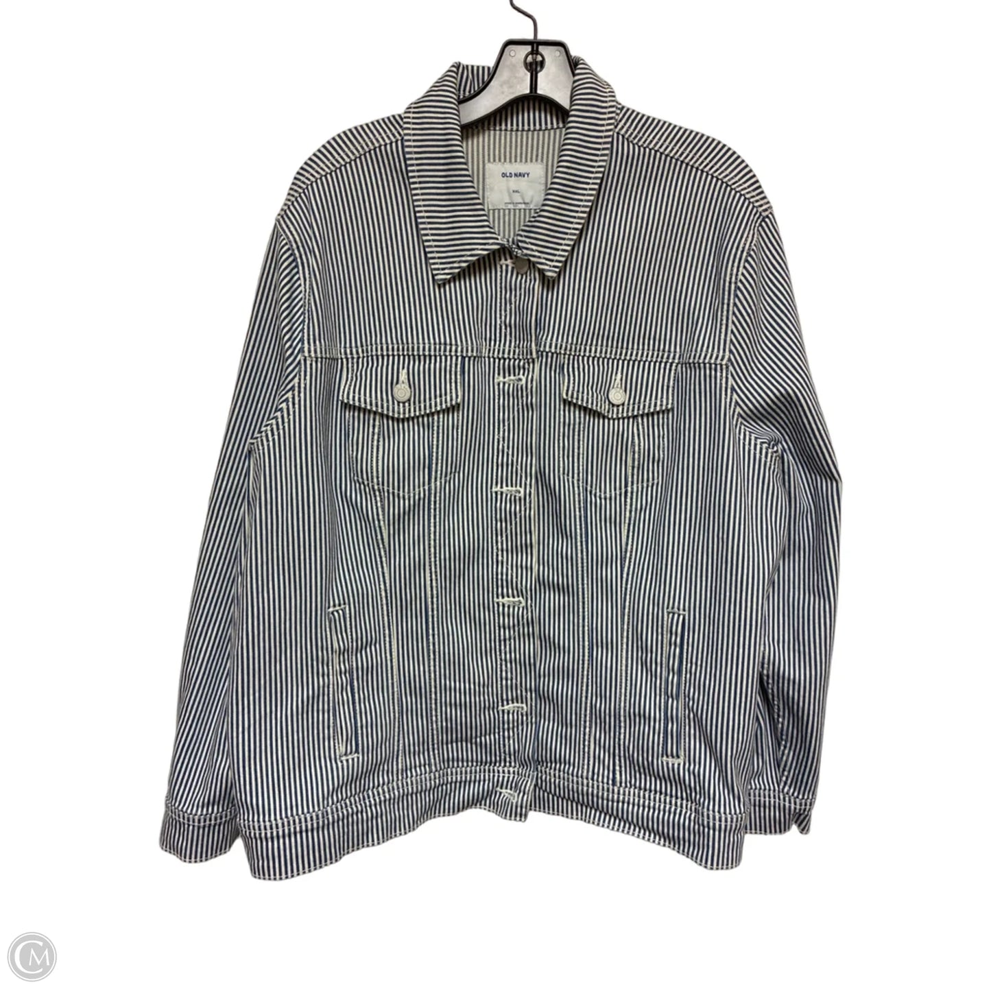 Jacket Other By Old Navy In Striped Pattern, Size: Xxl