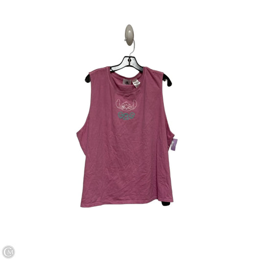 Tank Top By Disney Store In Pink, Size: 3x