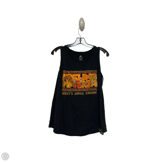 Tank Top By Disney Store In Black & Orange, Size: M