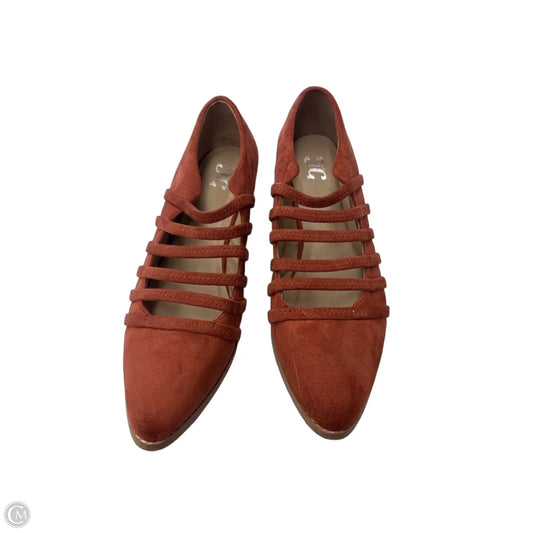 Shoes Flats By Clothes Mentor In Tan, Size: 10
