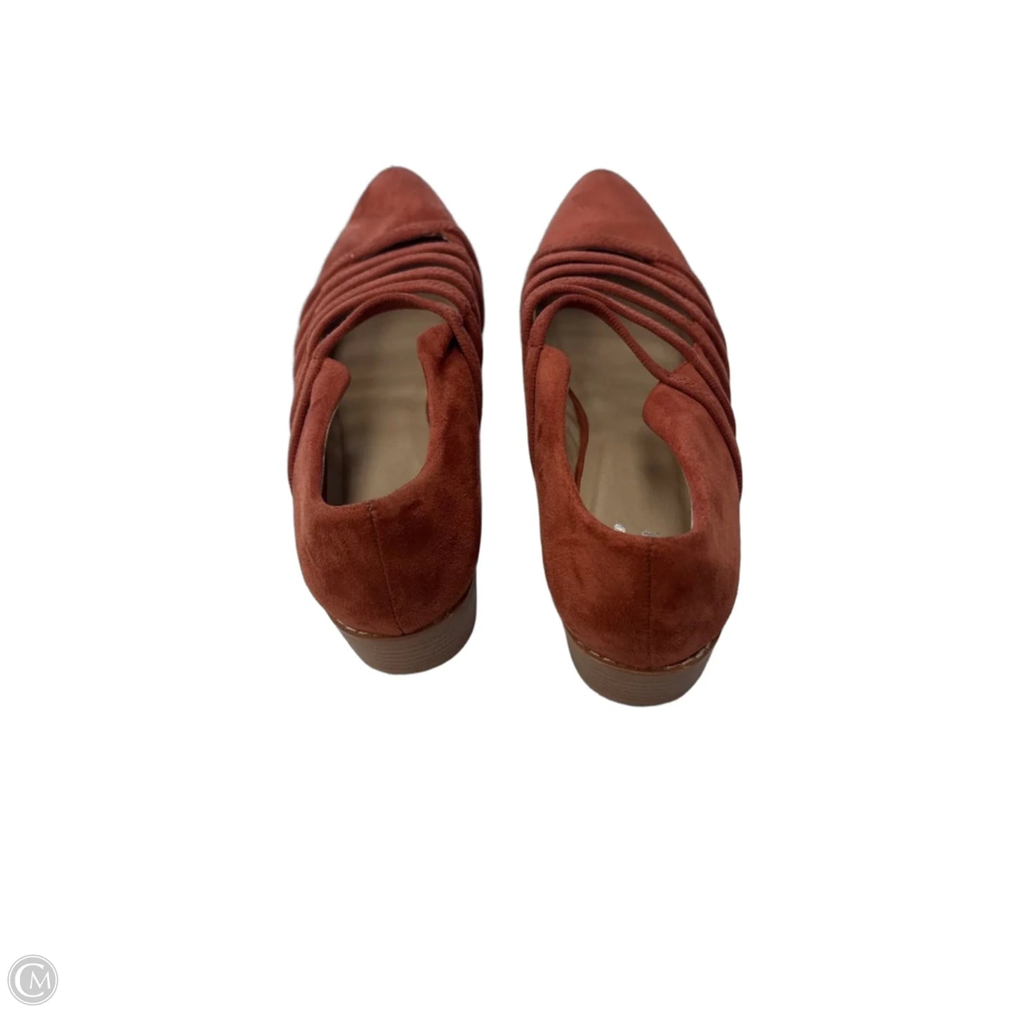 Shoes Flats By Clothes Mentor In Tan, Size: 10