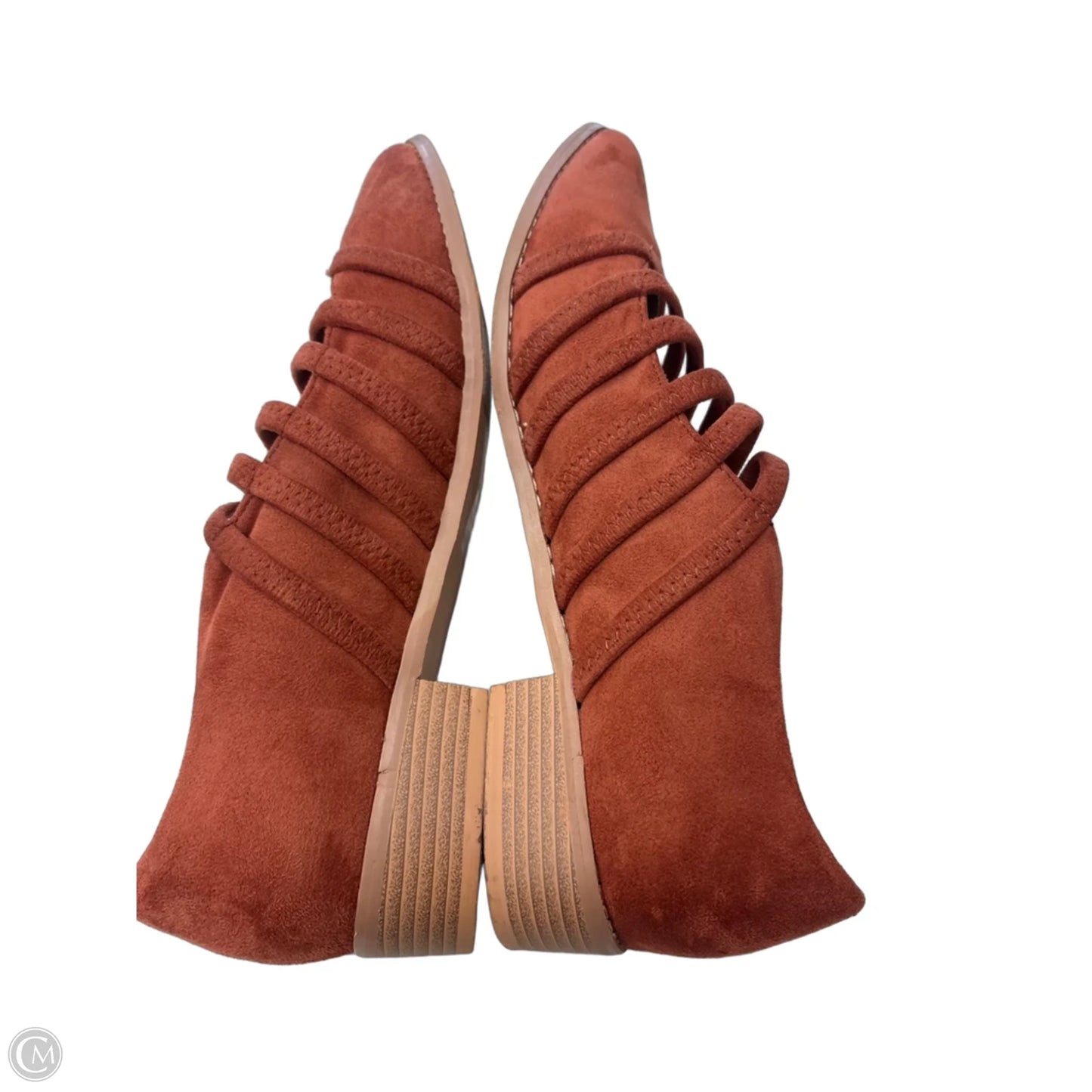 Shoes Flats By Clothes Mentor In Tan, Size: 10