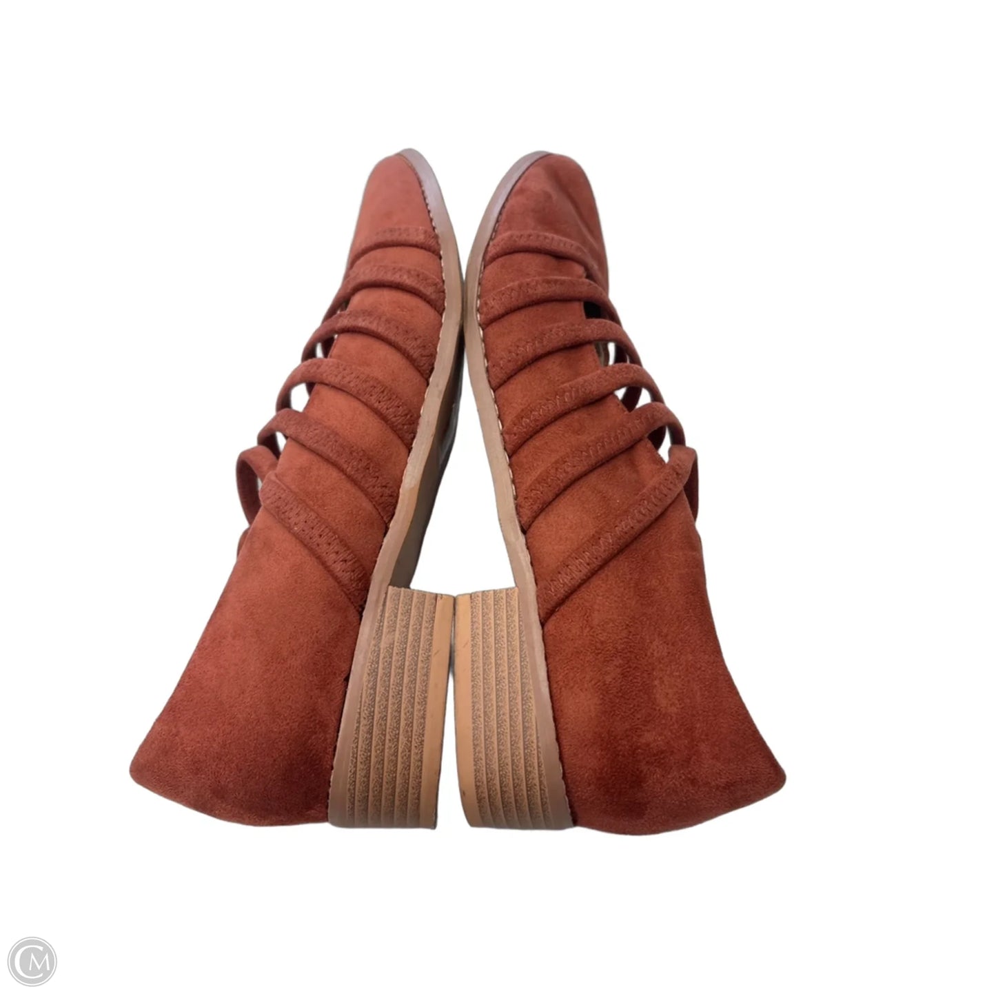 Shoes Flats By Clothes Mentor In Tan, Size: 10