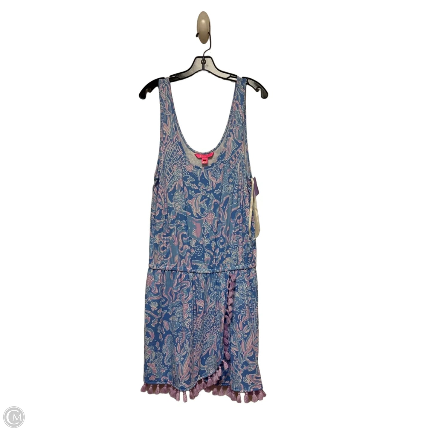 Dress Designer By Lilly Pulitzer In Blue & Purple, Size: M