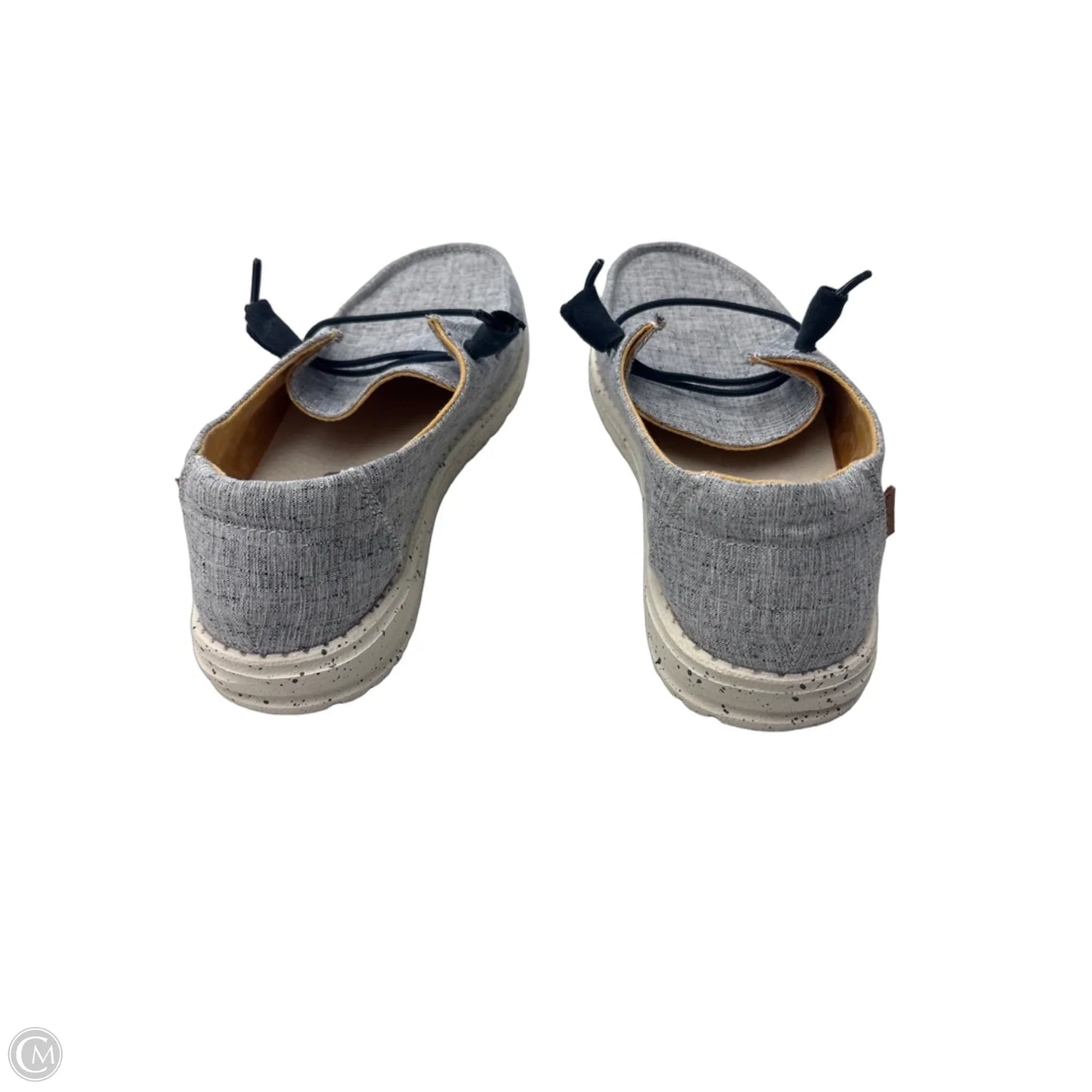 Shoes Flats By Hey Dude In Blue & Yellow, Size: 8