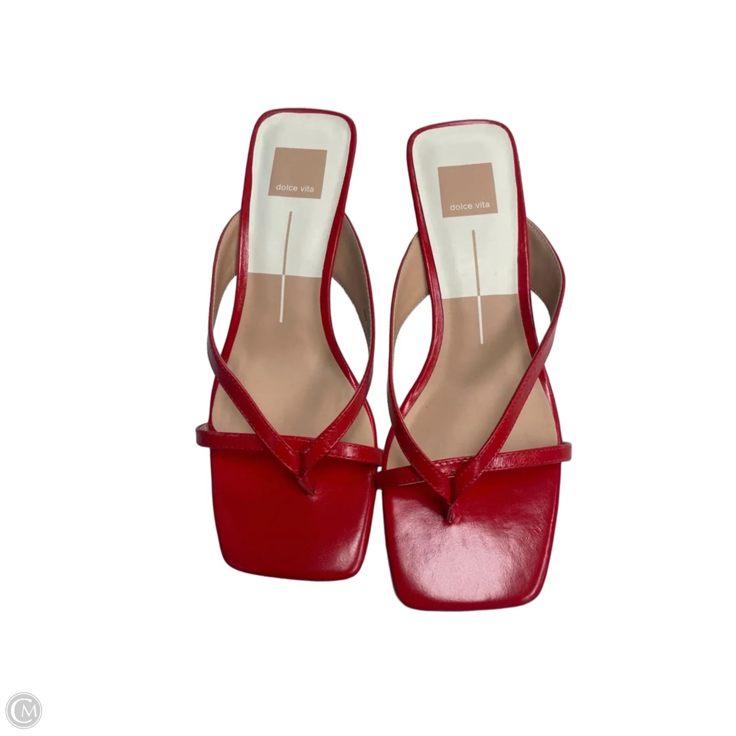 Sandals Heels Kitten By Dolce Vita In Red, Size: 9