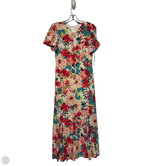 Dress Casual Maxi By Taylor In Floral Print, Size: M