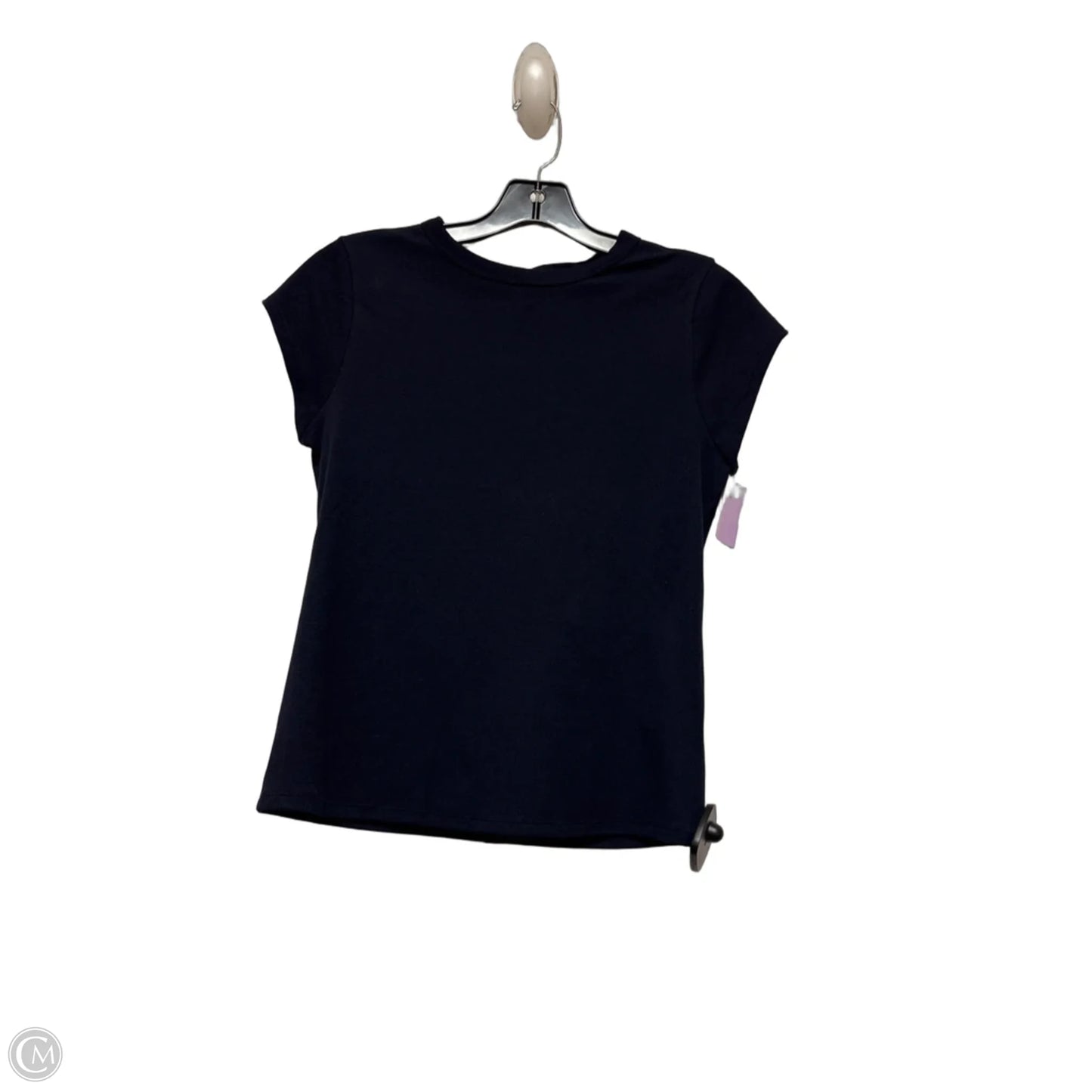 Top Short Sleeve Basic By Free Assembly In Navy, Size: S