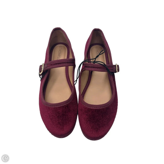 Shoes Flats By Clothes Mentor In Red, Size: 6