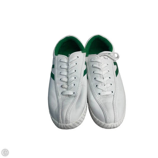 Shoes Sneakers By Tretorn In Green & White, Size: 7.5