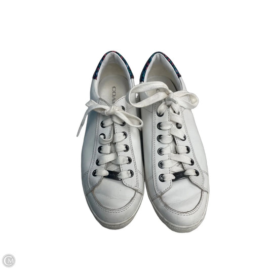 Shoes Designer By Coach In White, Size: 7