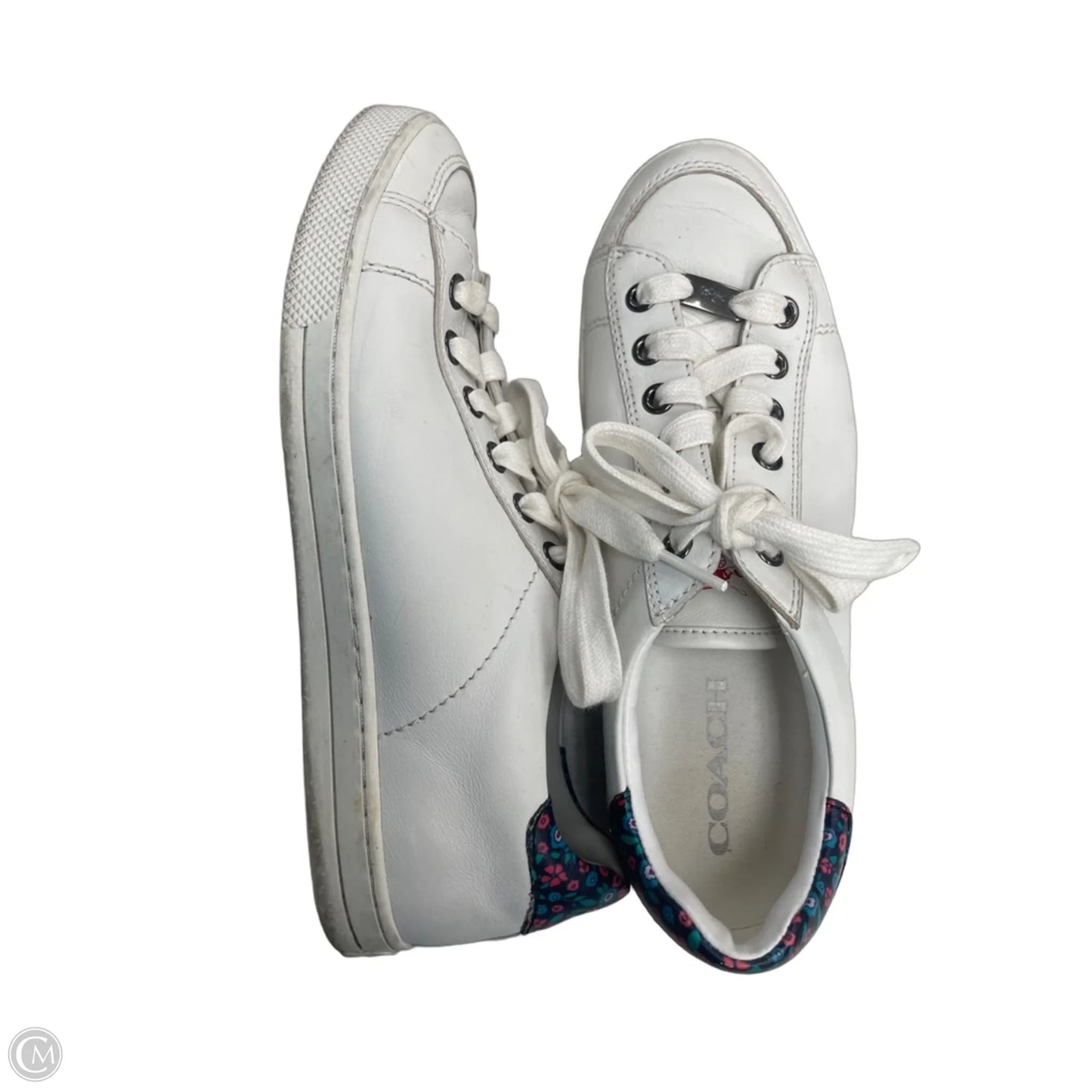 Shoes Designer By Coach In White, Size: 7