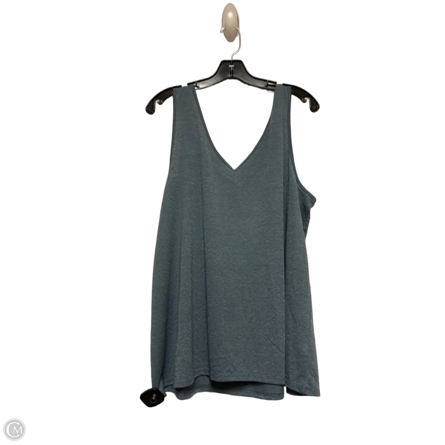 Top Sleeveless By Loft In Blue, Size: Xl