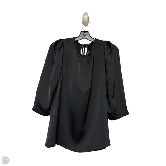 Top Short Sleeve Designer By Karl Lagerfeld In Black, Size: Xs