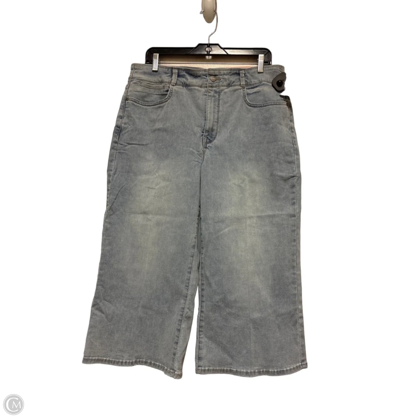 Jeans Wide Leg By Not Your Daughters Jeans In Blue Denim, Size: 14p