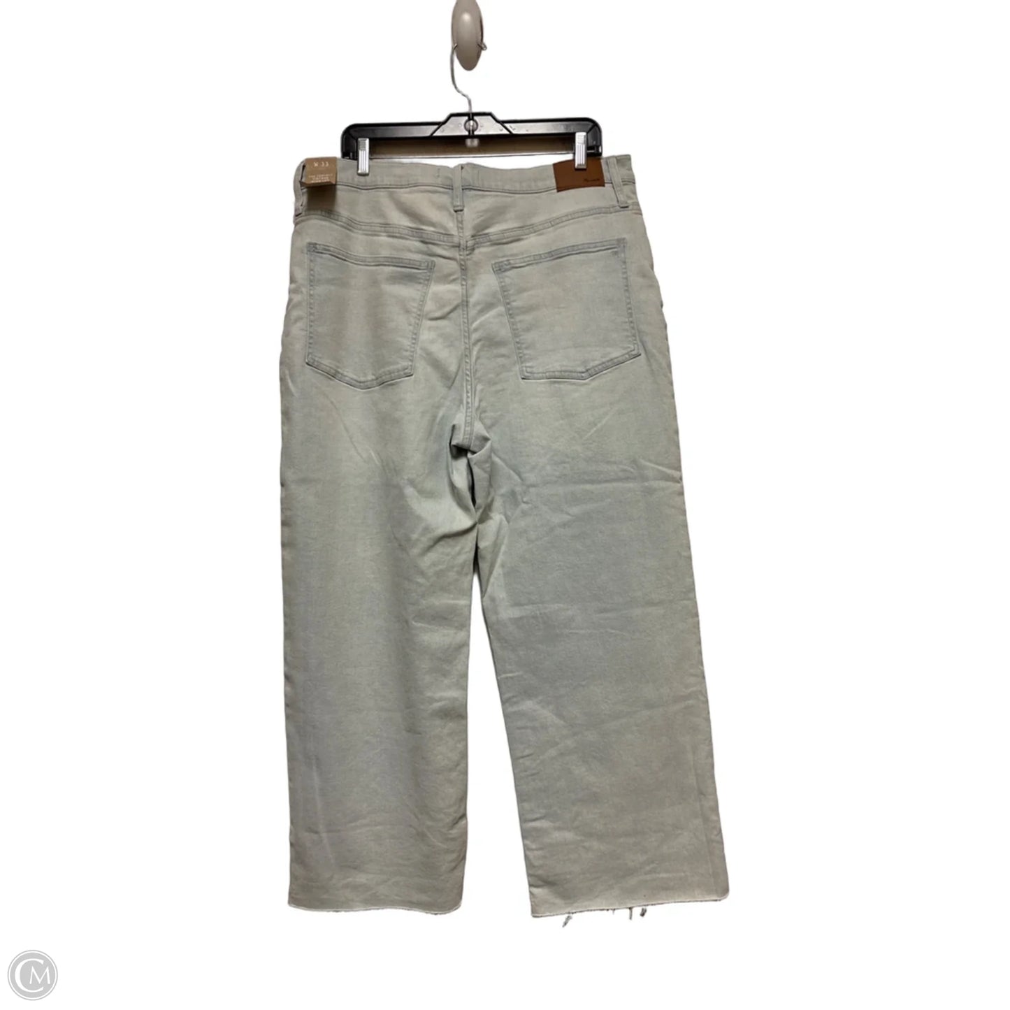 Jeans Wide Leg By Madewell In Blue Denim, Size: 14