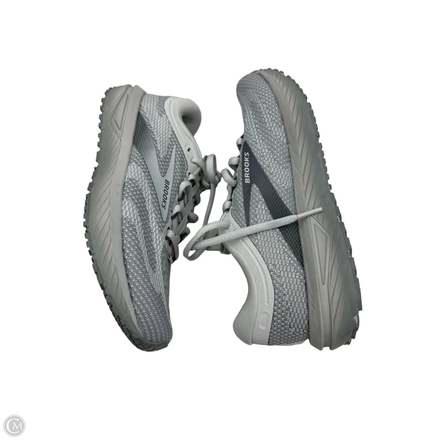 Shoes Athletic By Brooks In Grey, Size: 8