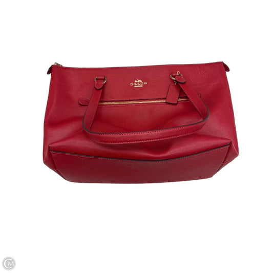 Handbag Designer By Coach, Size: Large