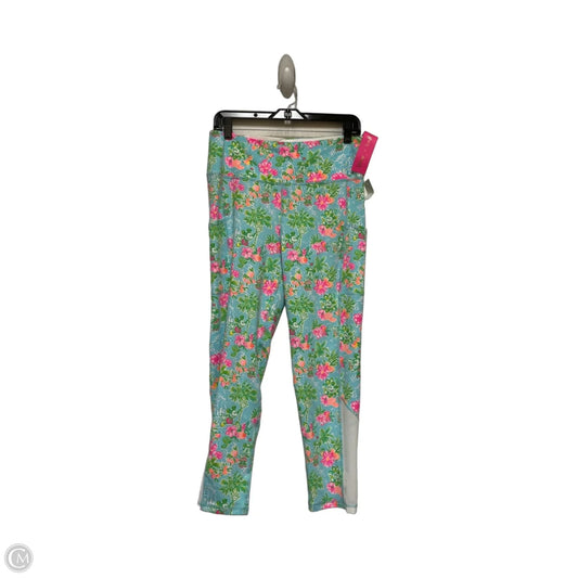 Pants Designer By Lilly Pulitzer In Blue & Green, Size: L
