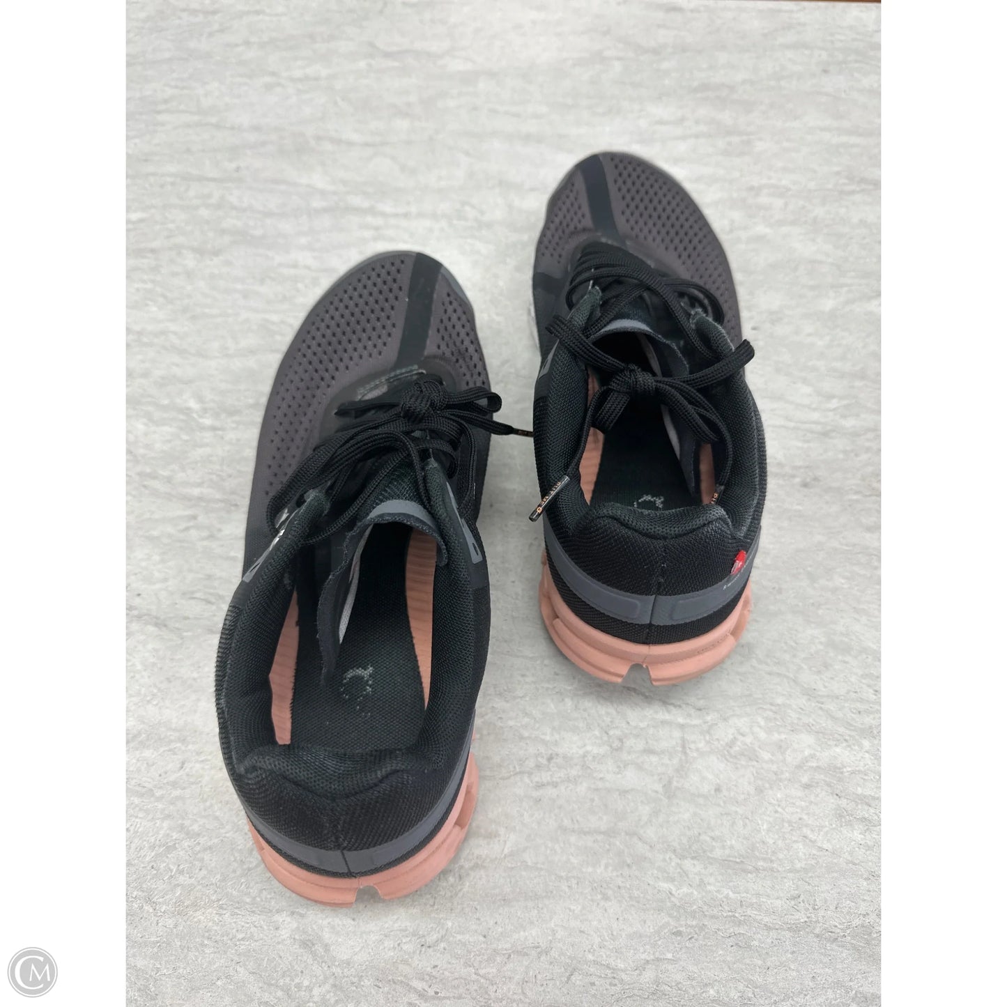 Shoes Athletic By On Cloud In Black & Pink, Size: 8.5