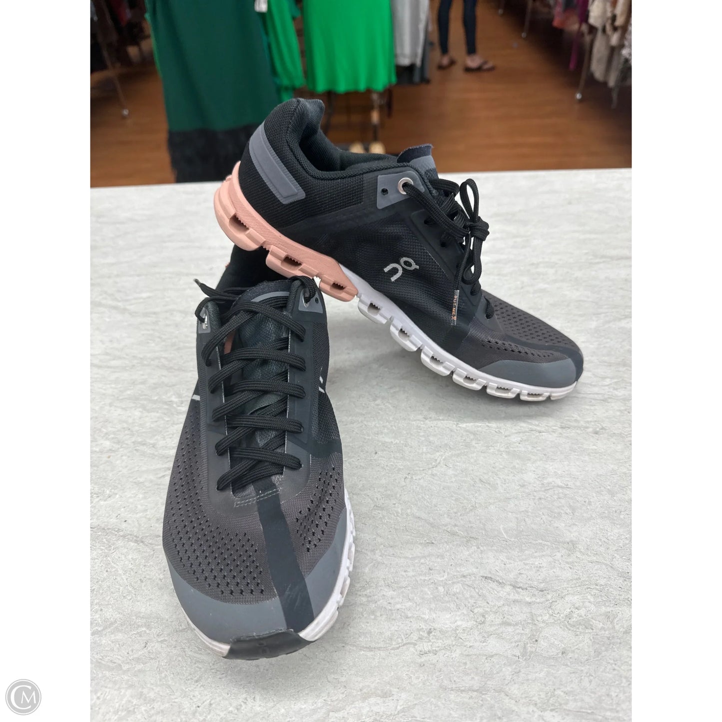 Shoes Athletic By On Cloud In Black & Pink, Size: 8.5