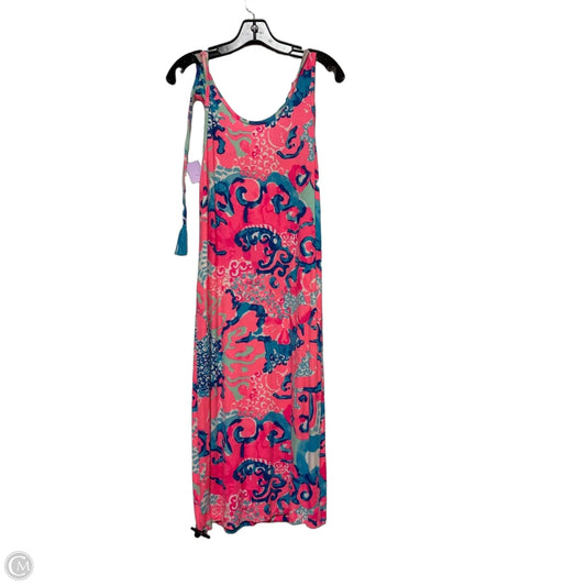 Dress Designer By Lilly Pulitzer In Blue & Pink, Size: L