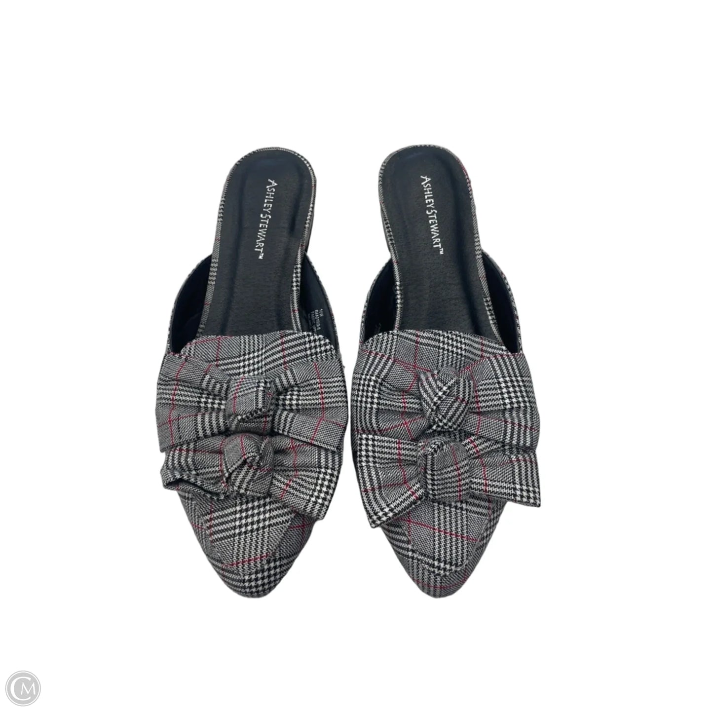 Shoes Flats By Ashley Stewart In Plaid Pattern, Size: 10