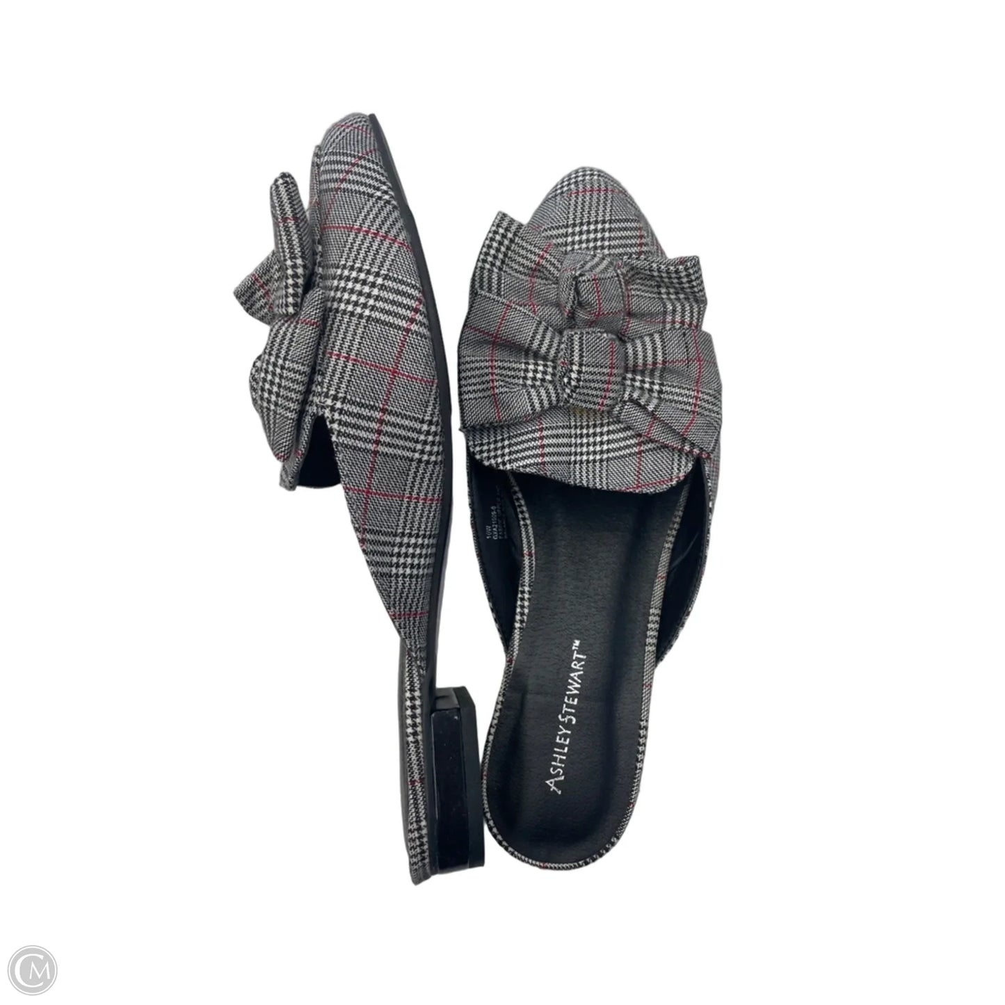 Shoes Flats By Ashley Stewart In Plaid Pattern, Size: 10