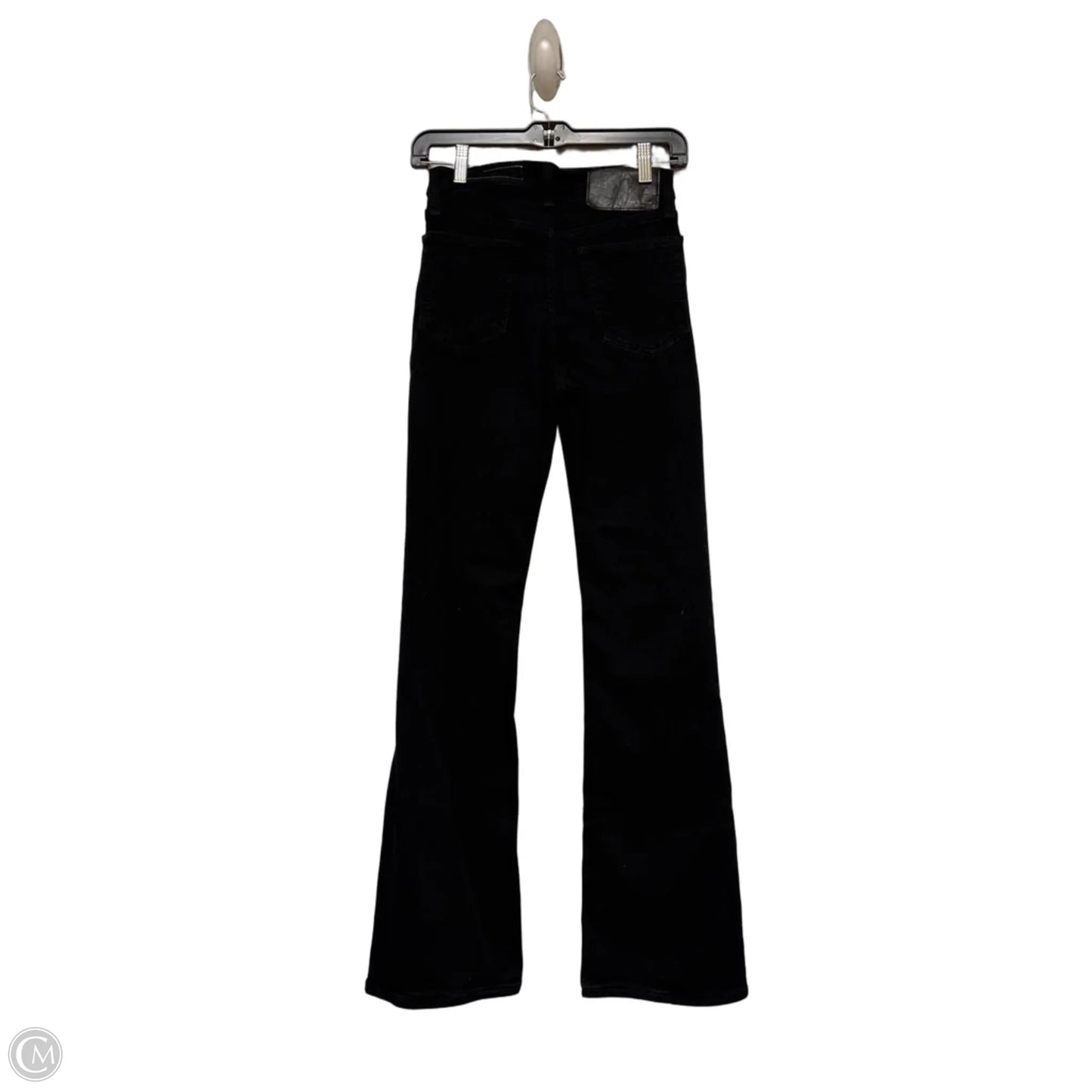 Jeans Flared By Rag And Bone In Black Denim, Size: 2