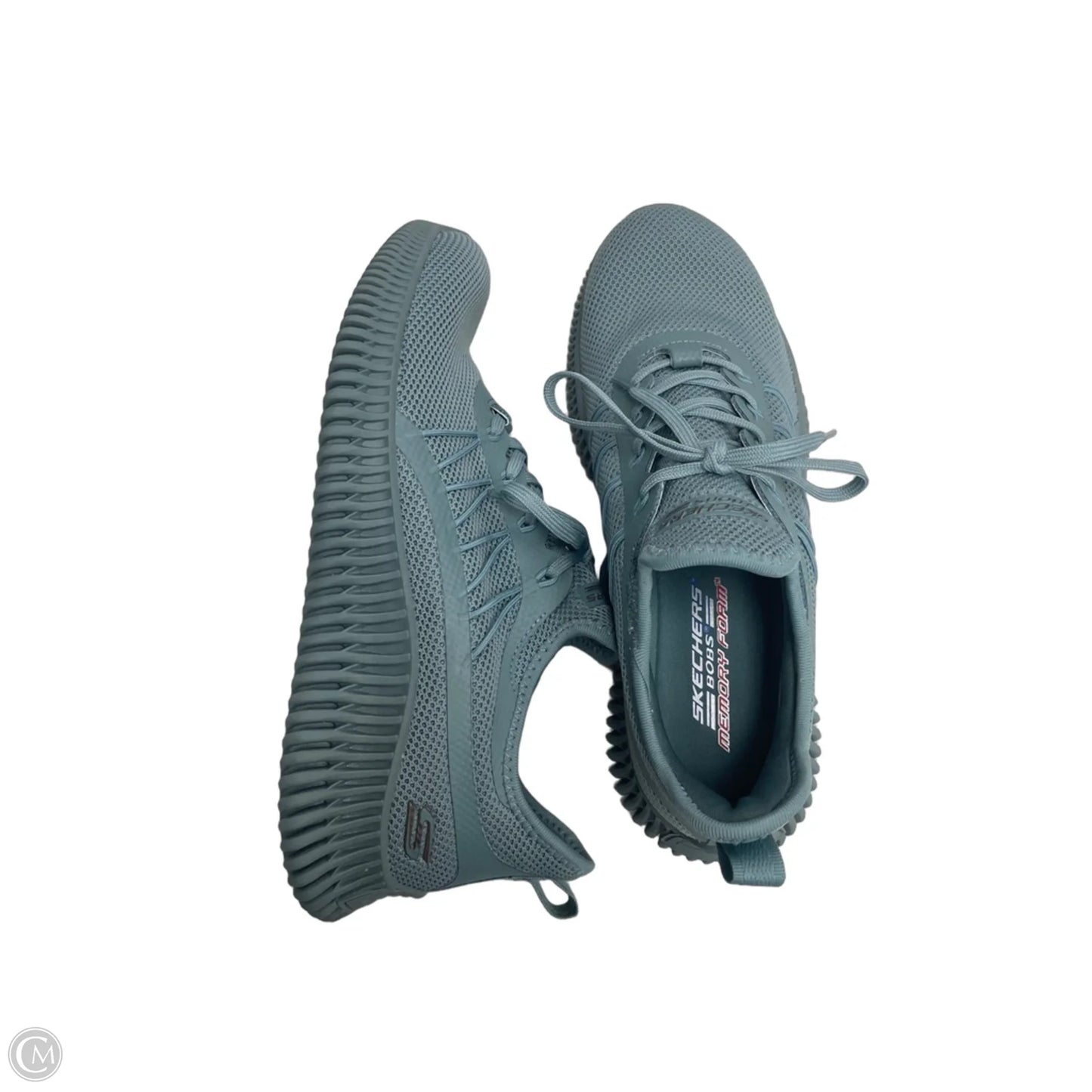 Shoes Sneakers By Skechers In Teal, Size: 8.5