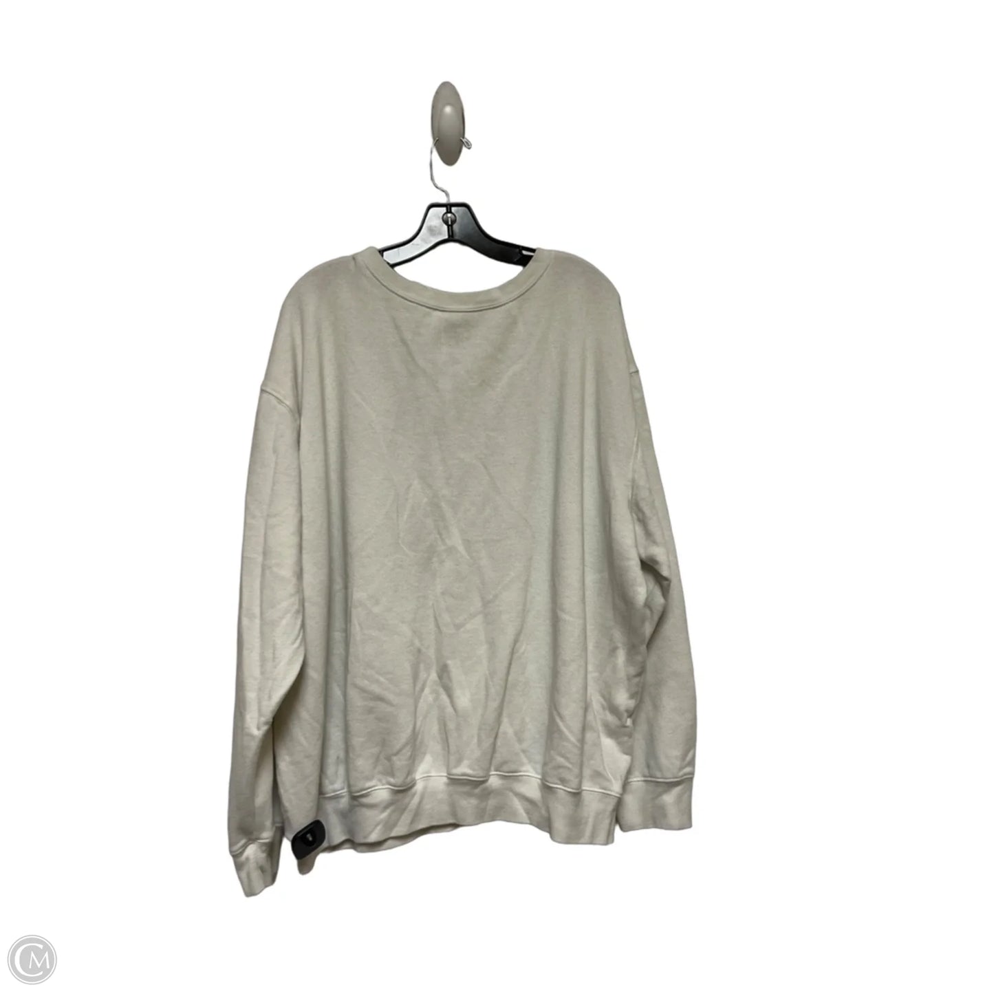 Top Long Sleeve By Disney In White, Size: 3x