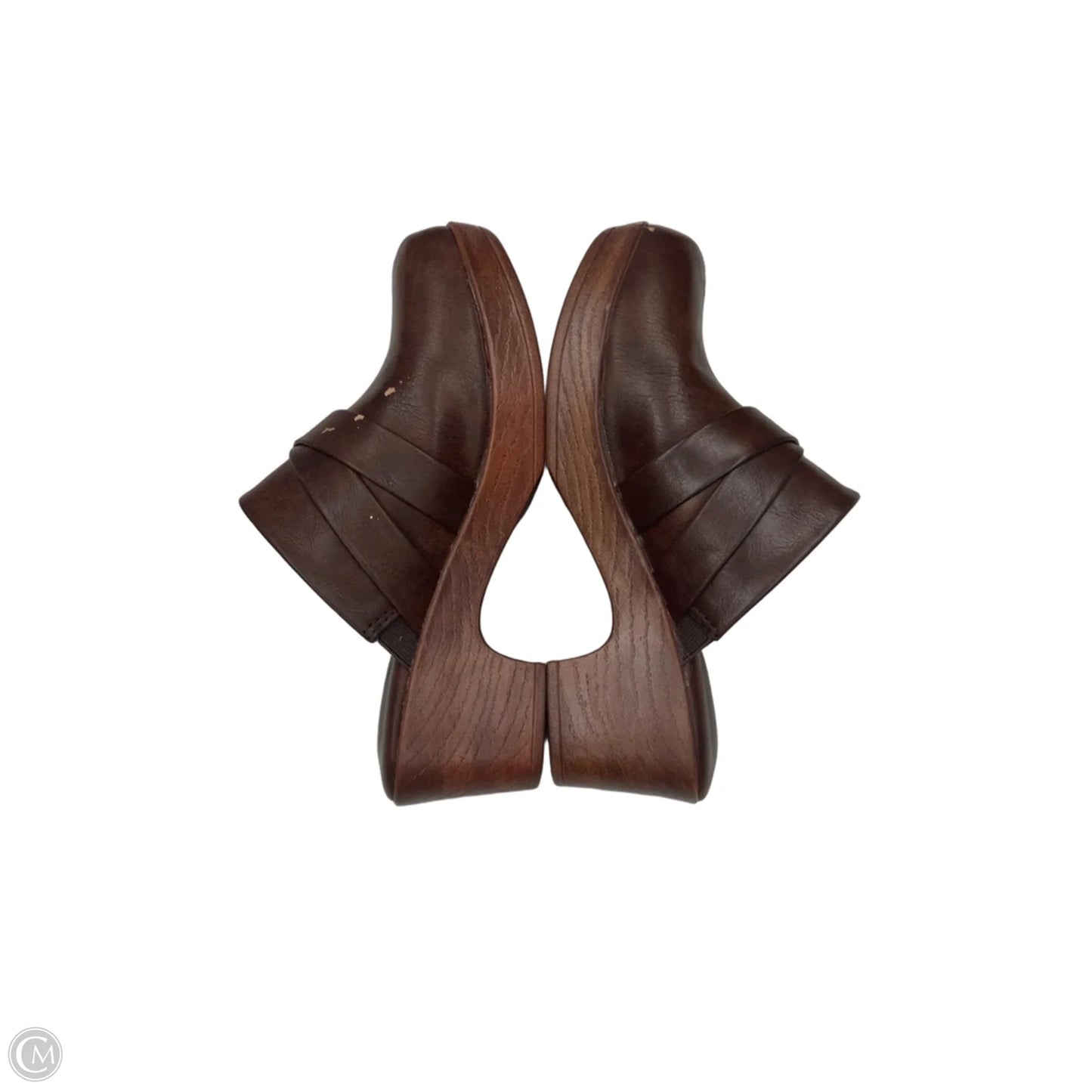 Shoes Heels Block By Boc In Brown, Size: 6