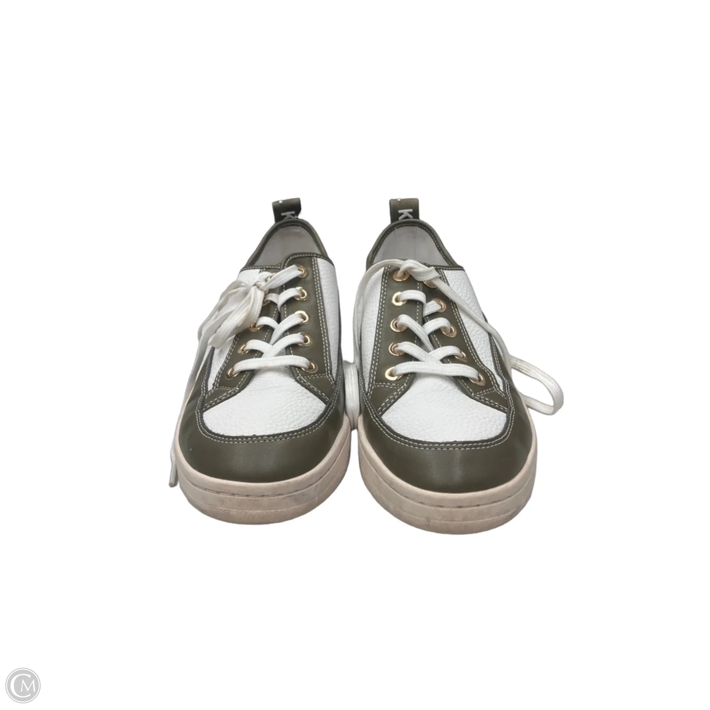 Shoes Sneakers By Michael By Michael Kors In Green & White, Size: 9.5