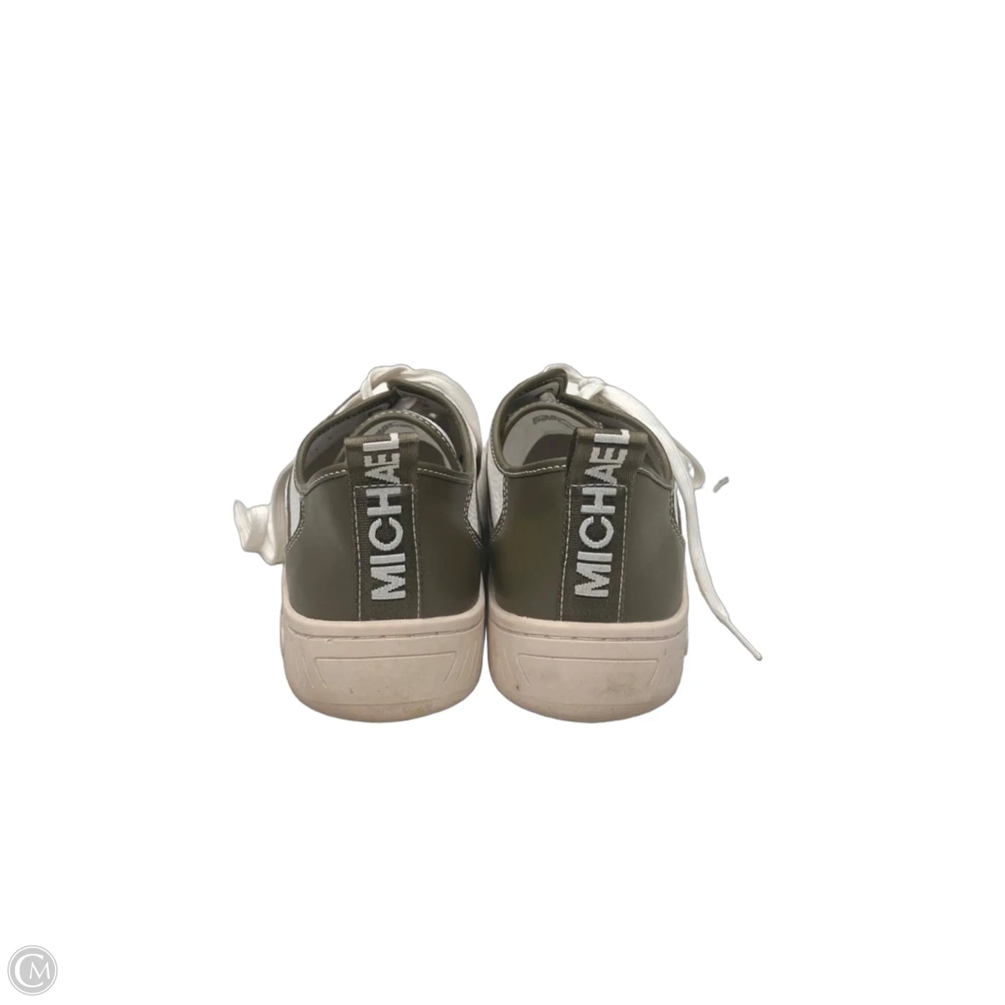 Shoes Sneakers By Michael By Michael Kors In Green & White, Size: 9.5
