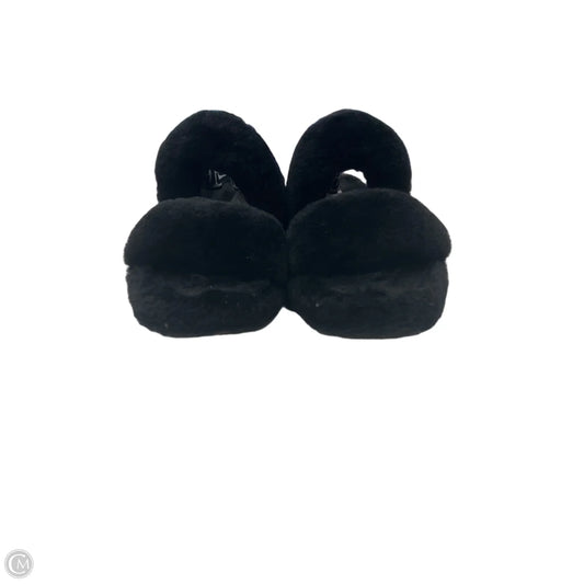 Slippers Designer By Ugg In Black, Size: 9