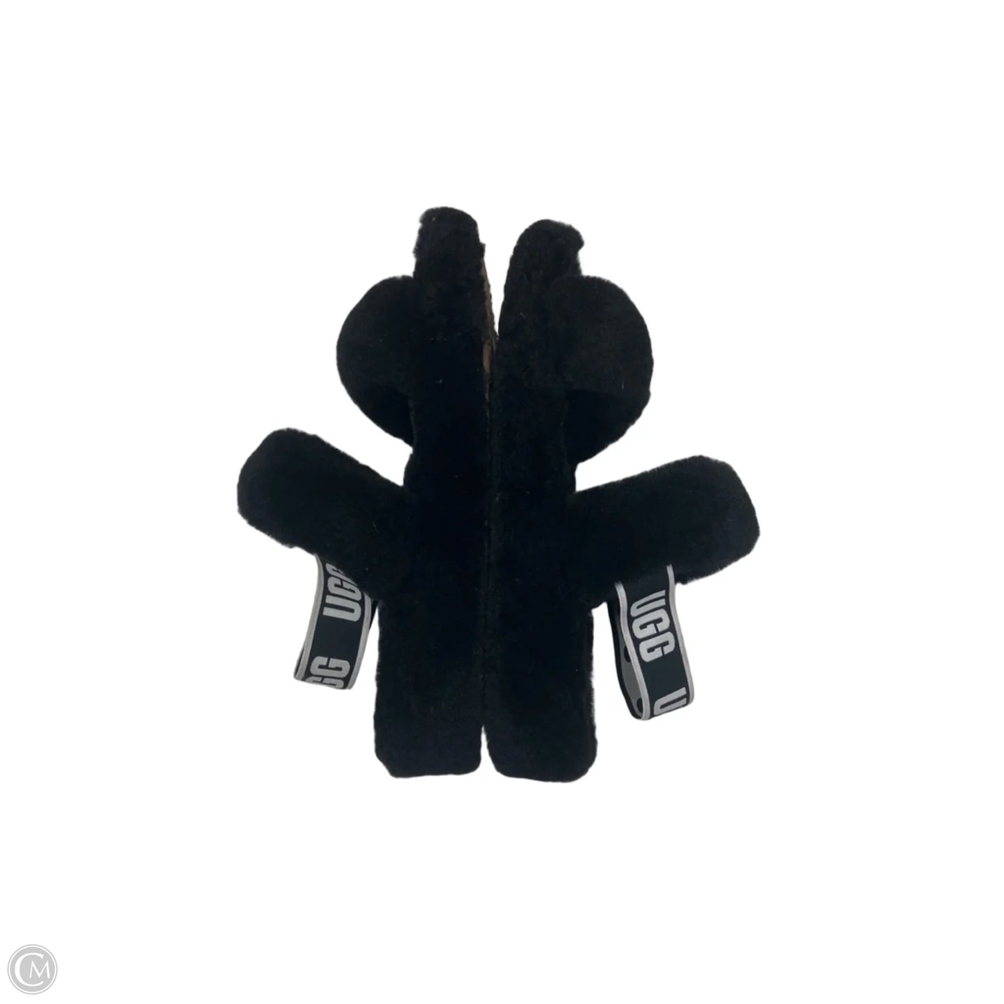 Slippers Designer By Ugg In Black, Size: 9