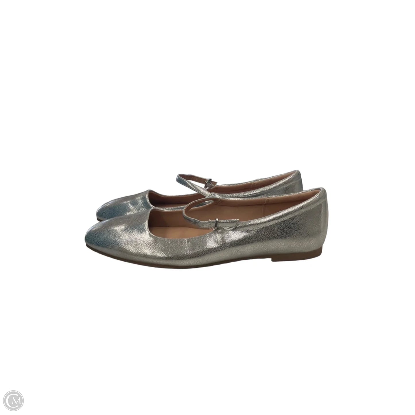 Shoes Flats By Wild Fable In Silver, Size: 9.5