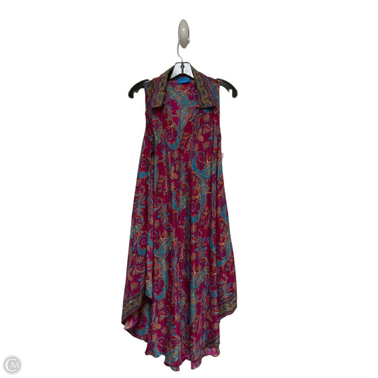Dress Casual Short By Clothes Mentor In Blue & Pink, Size: Osfm