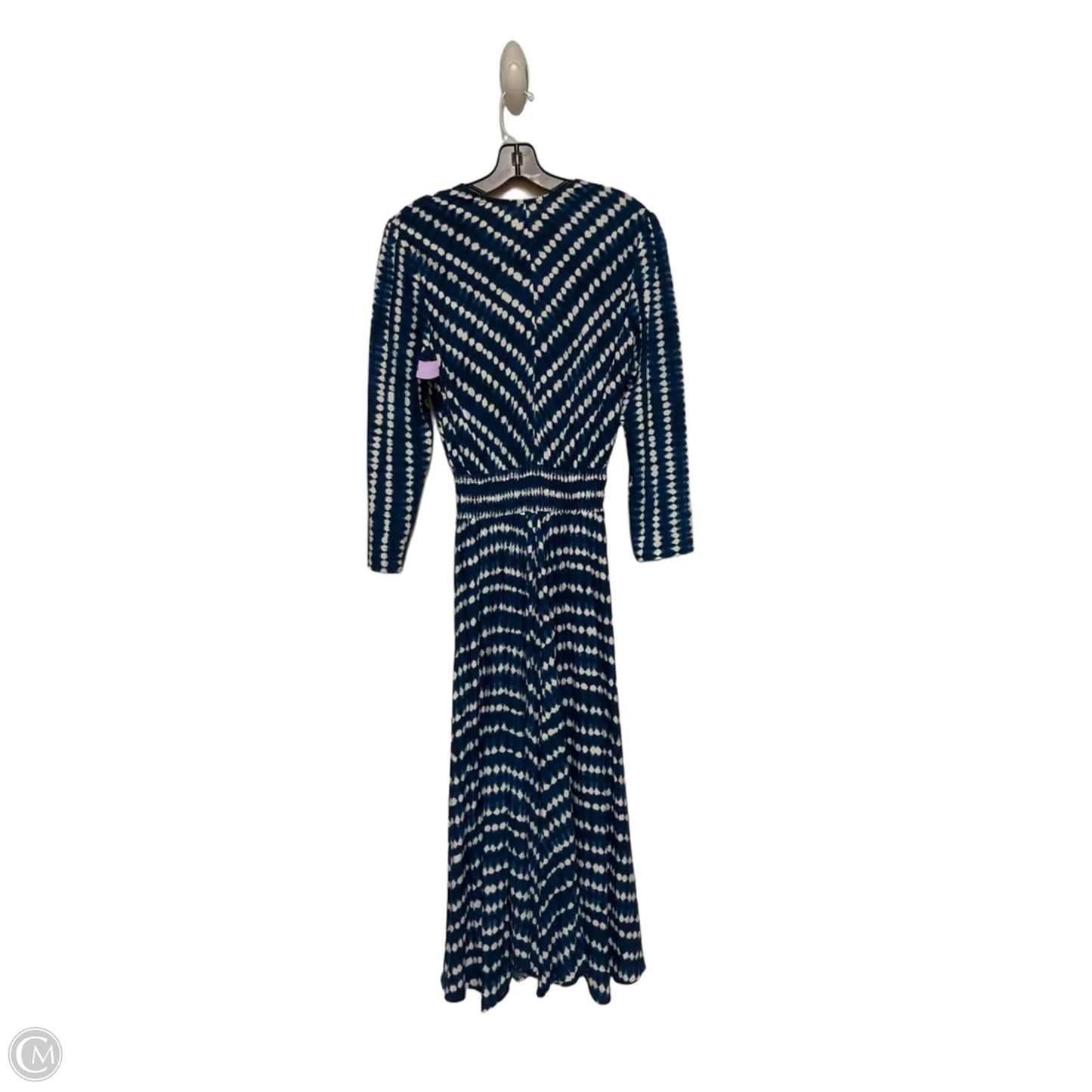 Dress Casual Maxi By Clothes Mentor In Blue & White, Size: S