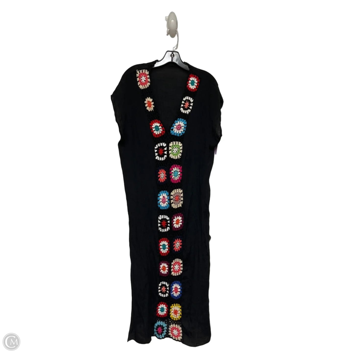 Swimwear Cover-up By Clothes Mentor In Black, Size: Osfm