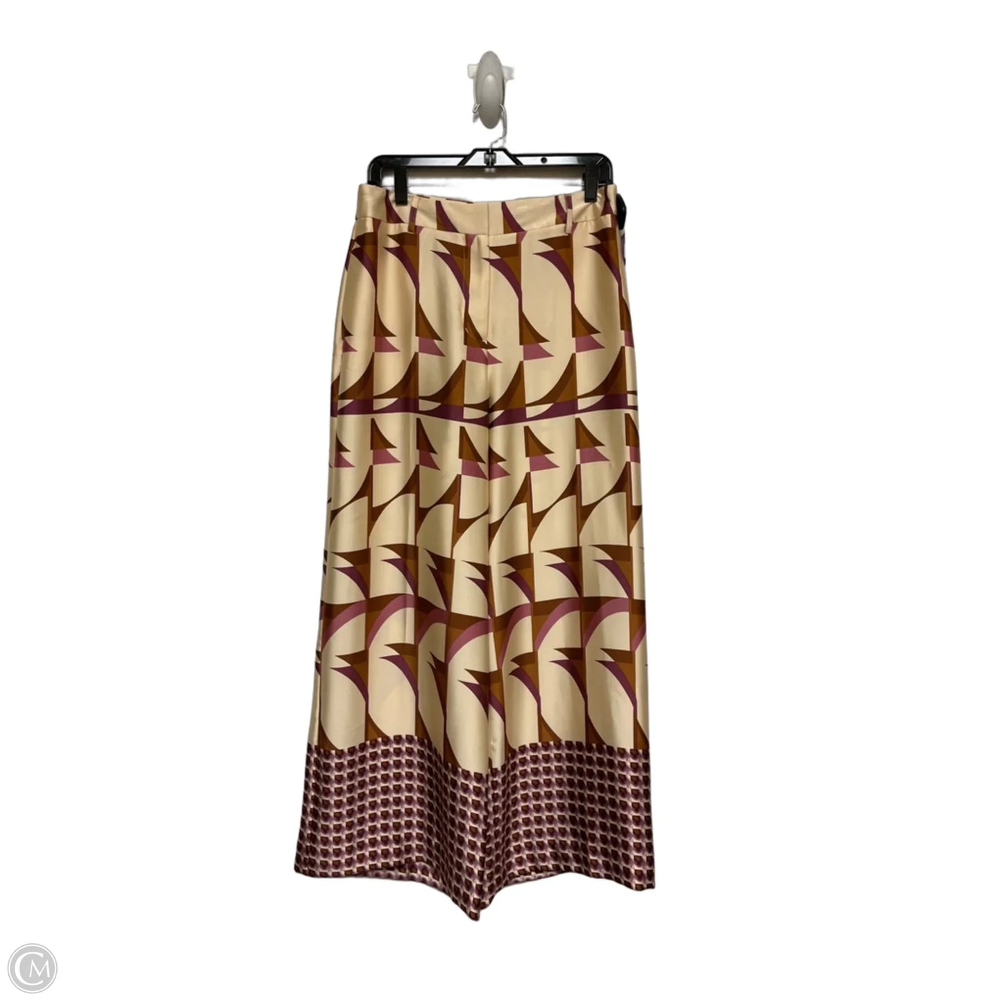 Pants Wide Leg By Worthington In Purple & Tan, Size: 10p