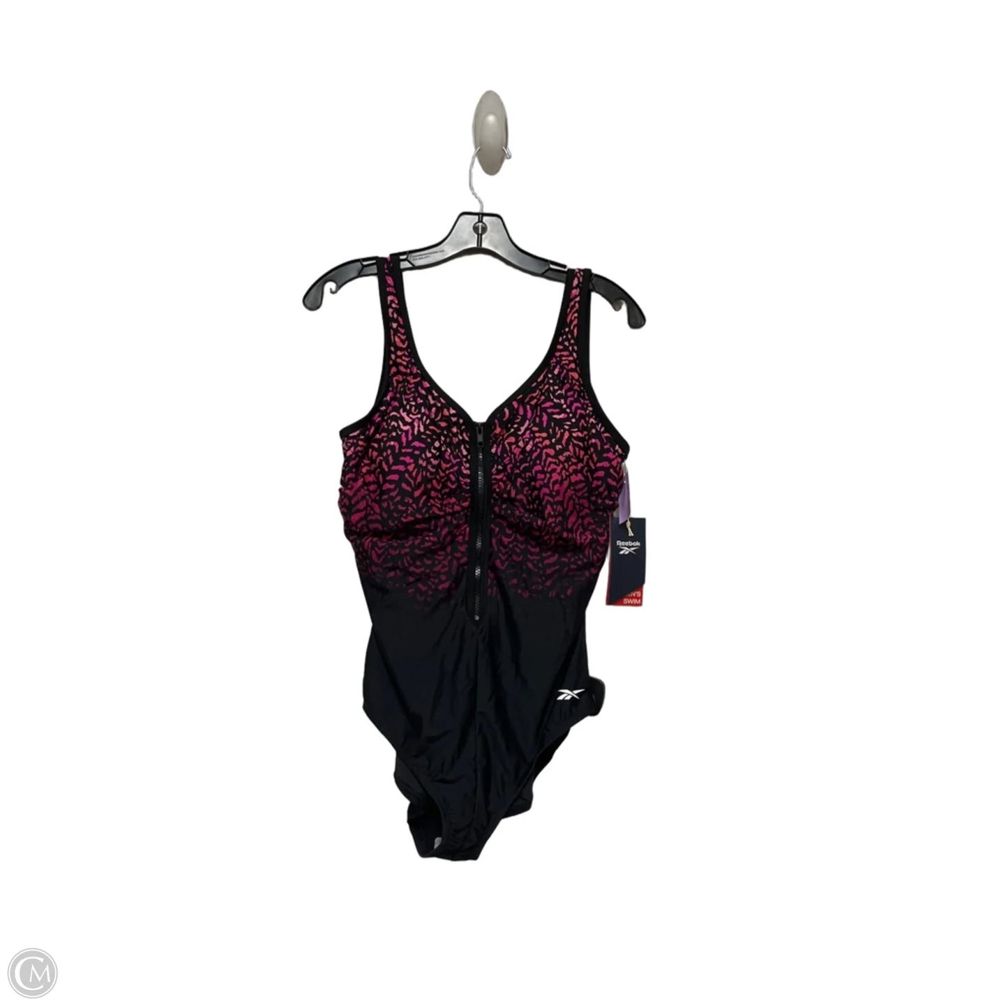 Swimsuit By Reebok In Black & Pink, Size: M