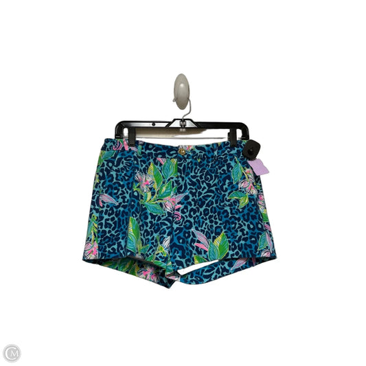 Shorts Designer By Lilly Pulitzer In Blue & Green, Size: 8