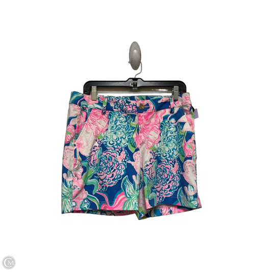 Shorts Designer By Lilly Pulitzer In Blue & Pink, Size: 6